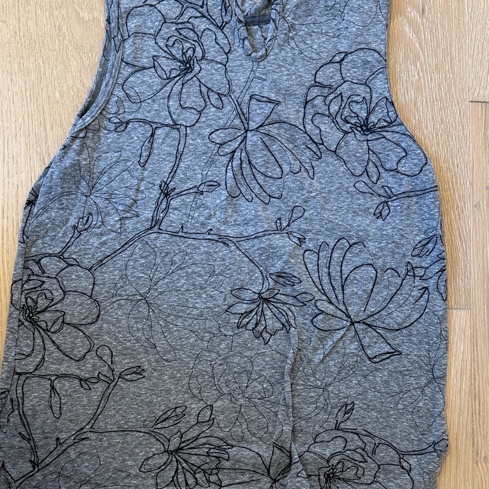 Anthropologie T.La Gray Floral Women’s Sleeveless Top size xs - Picture 9 of 9